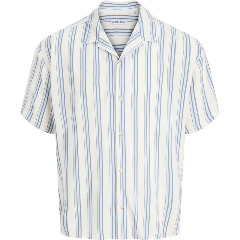 JACK & JONES Košile JJEJeff safírová / světlemodrá / přírodní