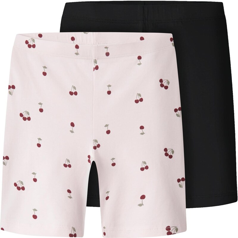 NAME IT Legíny NKFVivian pastelově zelená / růžová / vínově