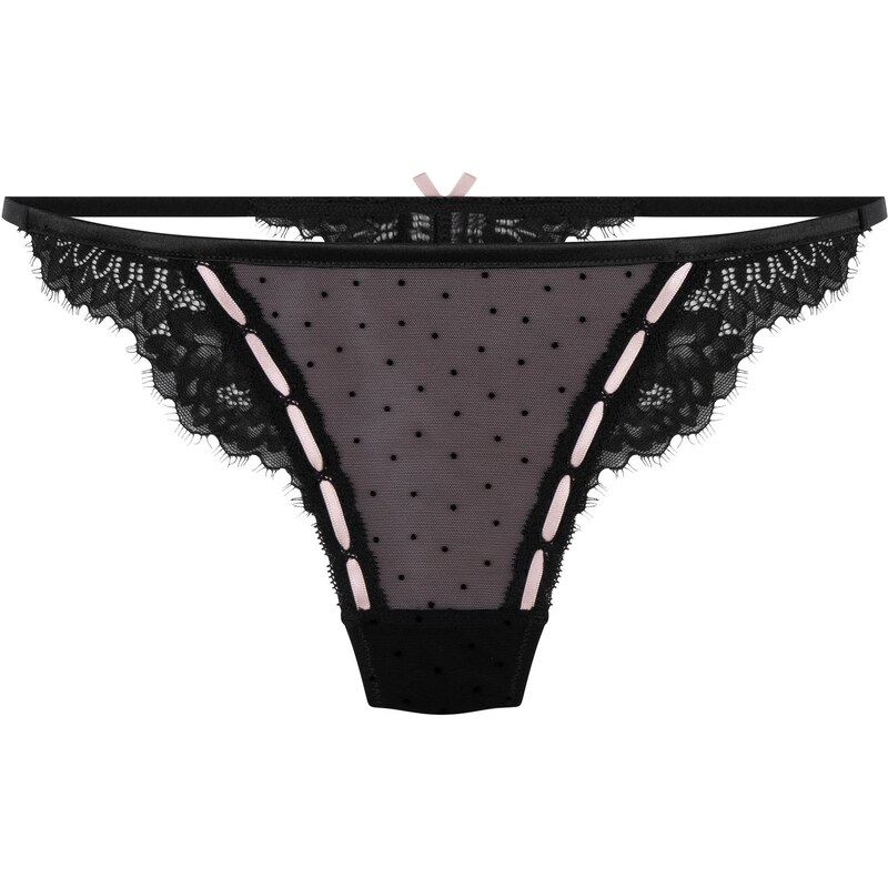 Hunkemöller Tanga Dorothy černá