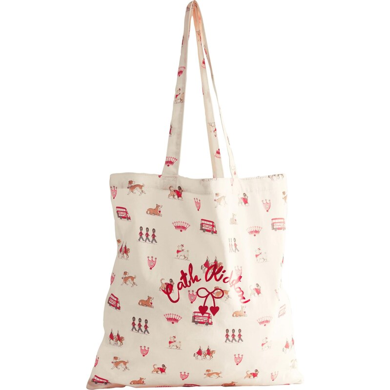 Cath Kidston Nákupní taška krémová / hnědá / červená 113589287