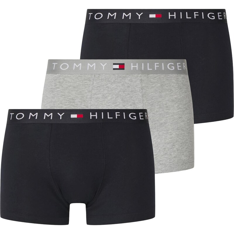 Tommy Hilfiger Underwear Boxerky šedý melír / červená / černá /