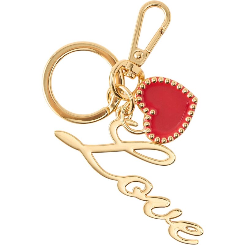Love Moschino Přívěsek na klíče zlatá / červená 113589531