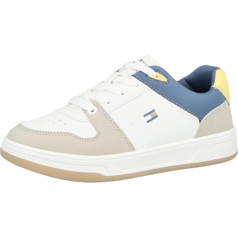 TOMMY HILFIGER Tenisky HAMPTON béžová / safírová / žlutá / bílá