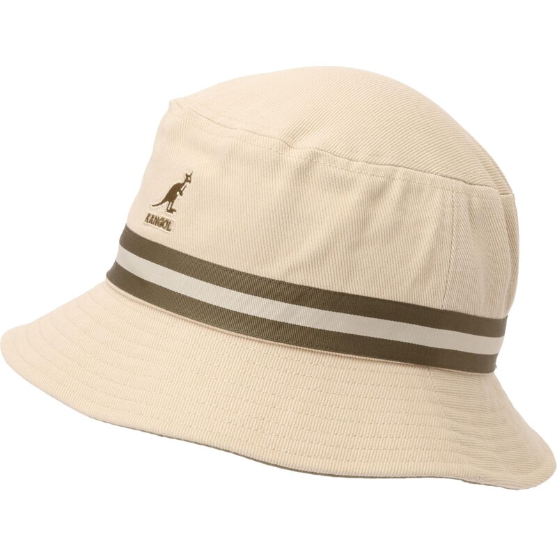 KANGOL Klobouk Lahinch béžová / olivová