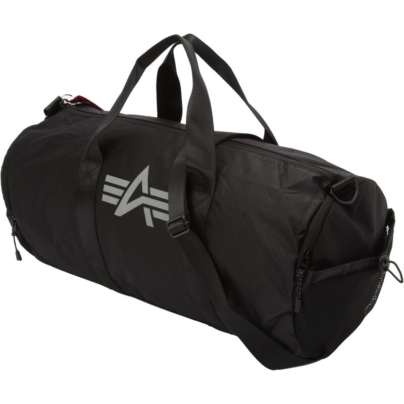 ALPHA INDUSTRIES Cestovní taška světle šedá / černá 113589826
