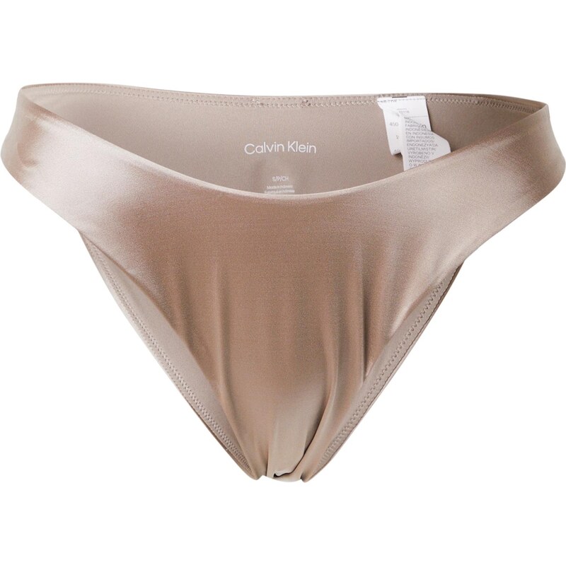 Calvin Klein Swimwear Spodní díl plavek světle hnědá