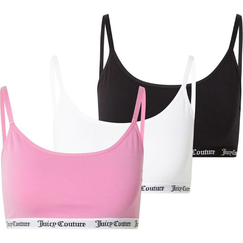 Juicy Couture Podprsenka REN eosin / černá / bílá 113589896