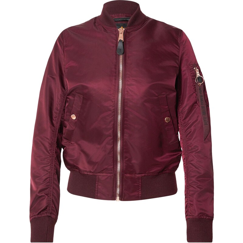 ALPHA INDUSTRIES Přechodná bunda bordó 113589920