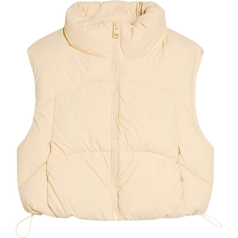Bershka Vesta světle žlutá 113589551