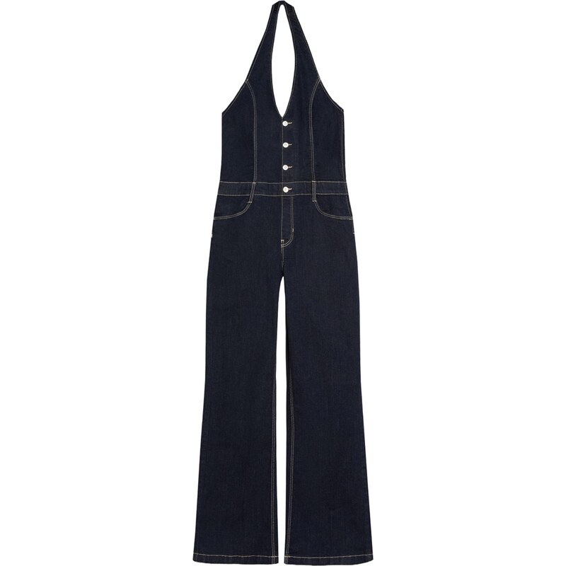 Bershka Overal námořnická modř 113589560