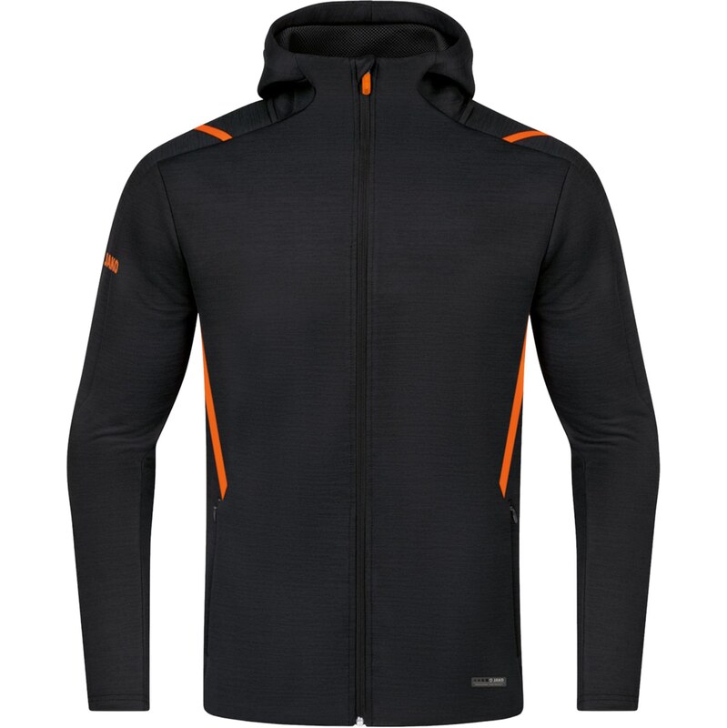 JAKO Sportovní bunda Challenge oranžová / černá