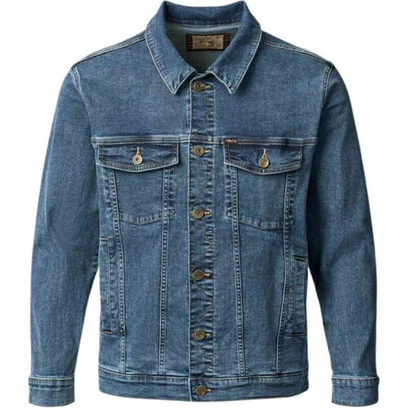 MCS Přechodná bunda  MCConner Denim  modrý melír