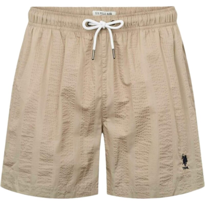 U.S. POLO ASSN. Plavecké šortky  Carter Swimshorts  béžová