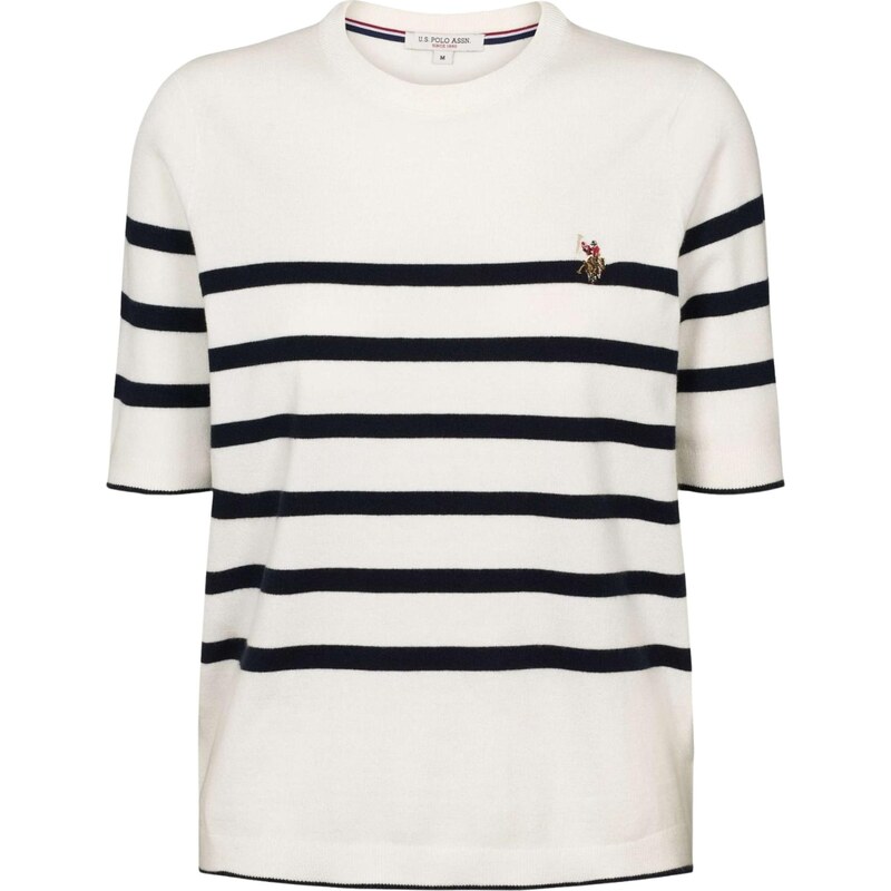 U.S. POLO ASSN. Svetr Maiken Short bílá 113589955