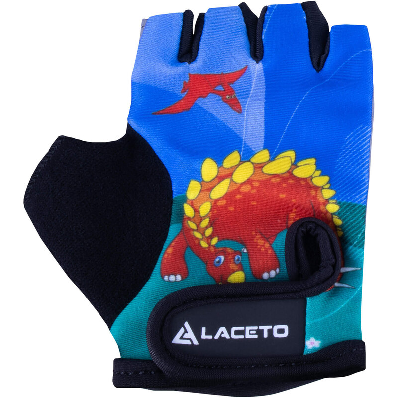 LACETO Dětské cyklistické rukavice DINO