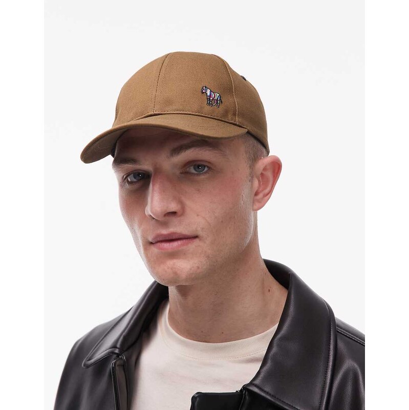 PS Paul Smith zebra logo cap in khaki-Green