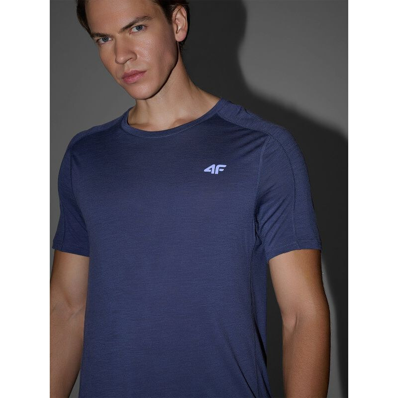 Pánské trekingové tričko z merino vlny model 21816729 - 4F