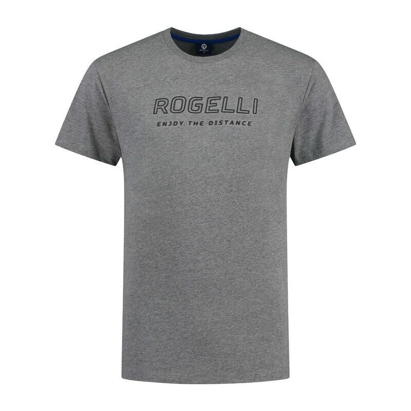 Rogelli pánské tričko LOGO šedé L