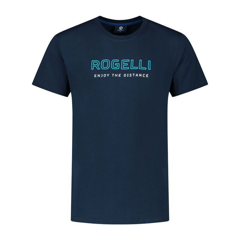 Rogelli pánské tričko LOGO navy blue M
