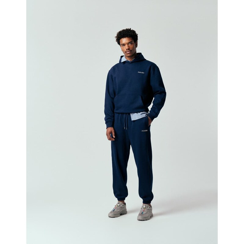 ASOS DESIGN co-ord relaxed printed jogger in navy