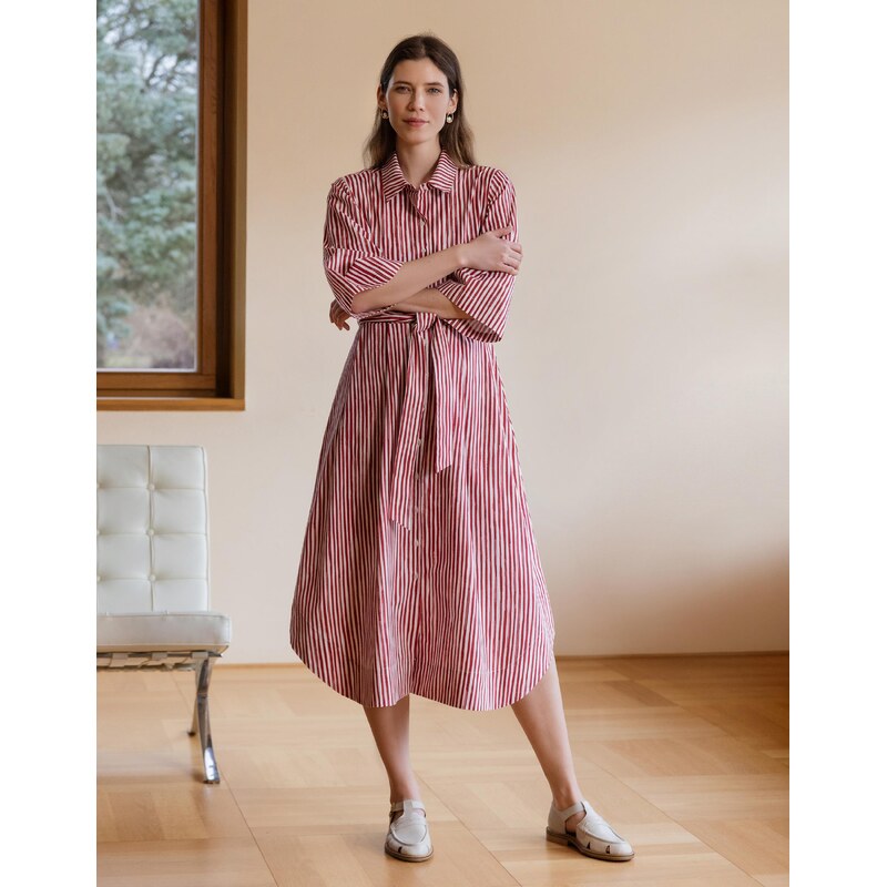 Studio Nila Košilové šaty Ester Stripe XS