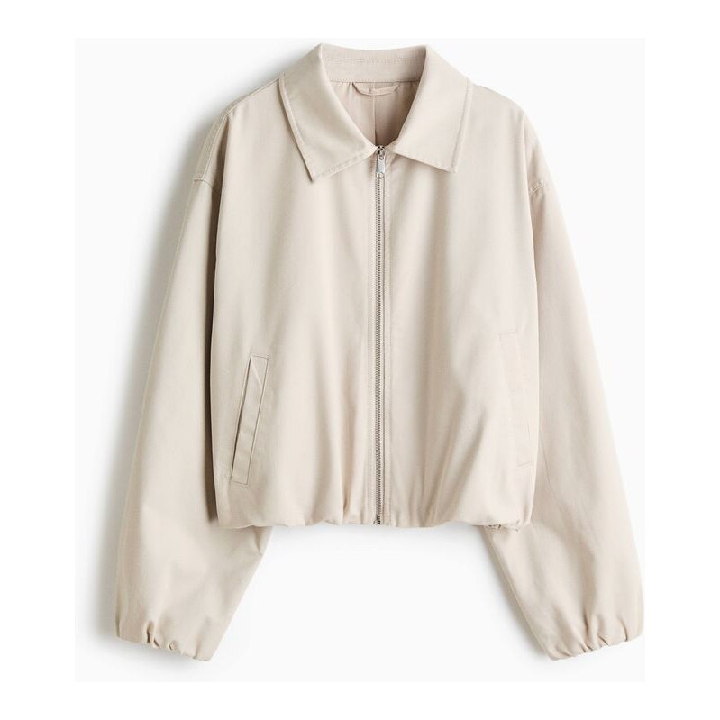 H&M - Bunda bluzon - béžová 113609031