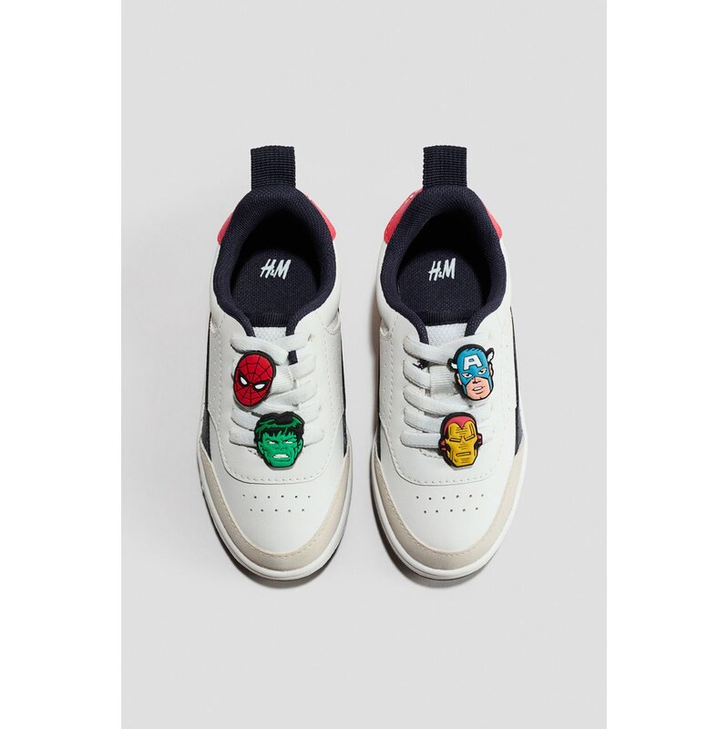 H&M - Tenisky - Bílá/Marvel Comics