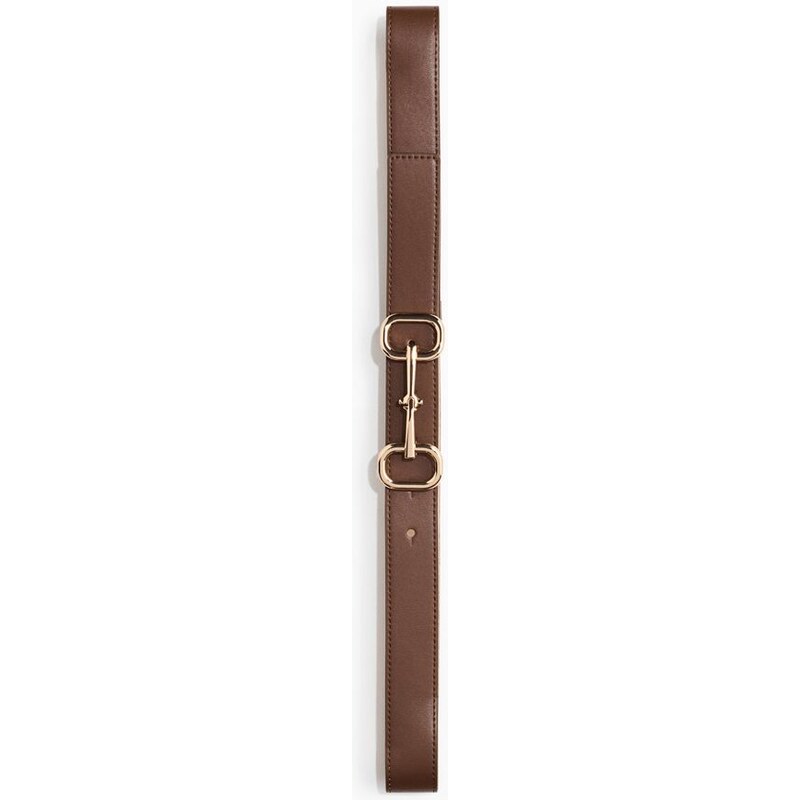 H&M - Pásek z potažené látky - béžová 113609185