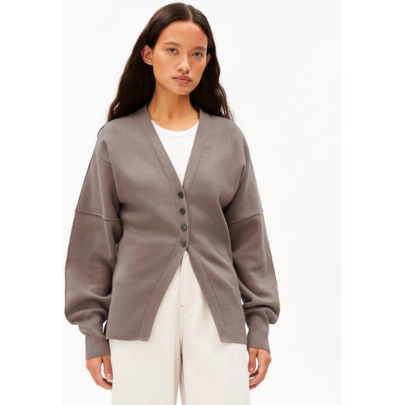 Armedangels Kardigan Compact Walnut Cream XS