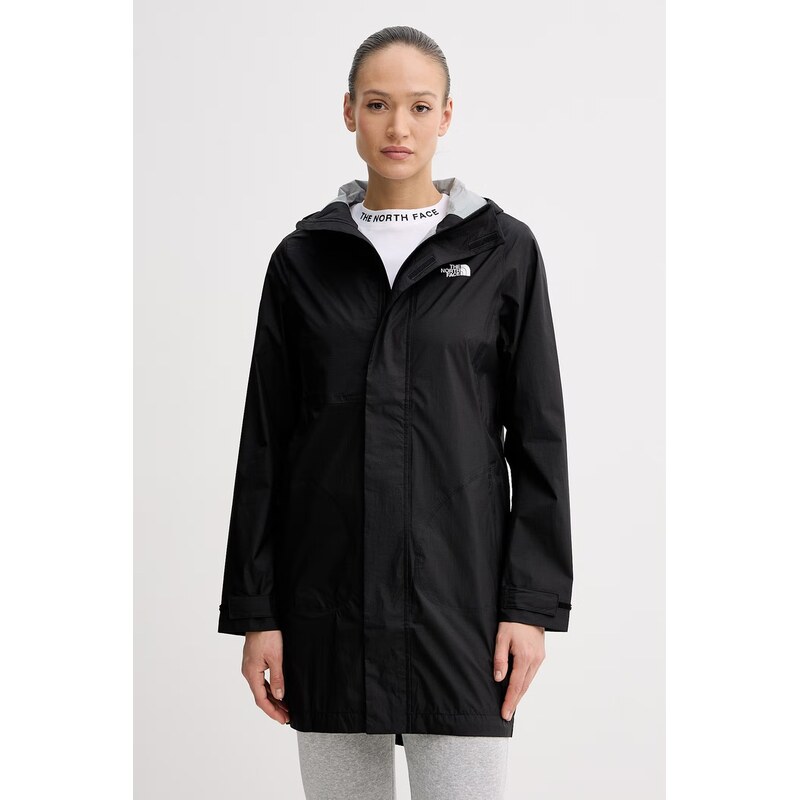 The North Face dlouhá dámská bunda PACKABLE SHELL