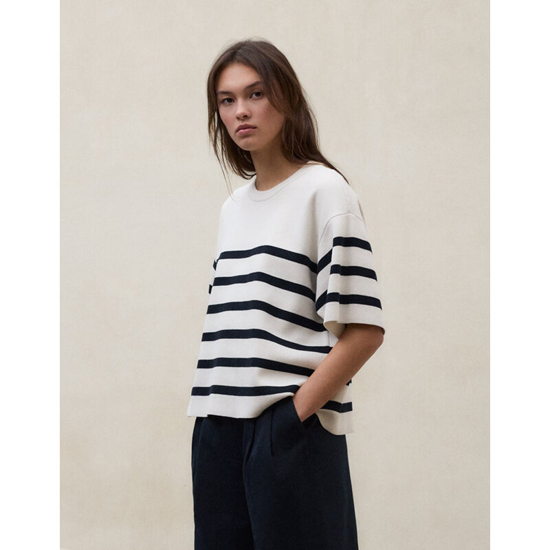 Ecoalf Top Marina Raw Stripe XS/S