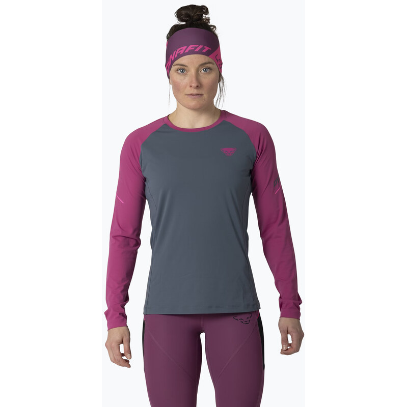 Dámské běžecké tričko Longsleeve DYNAFIT Alpine Pro magenta/0720