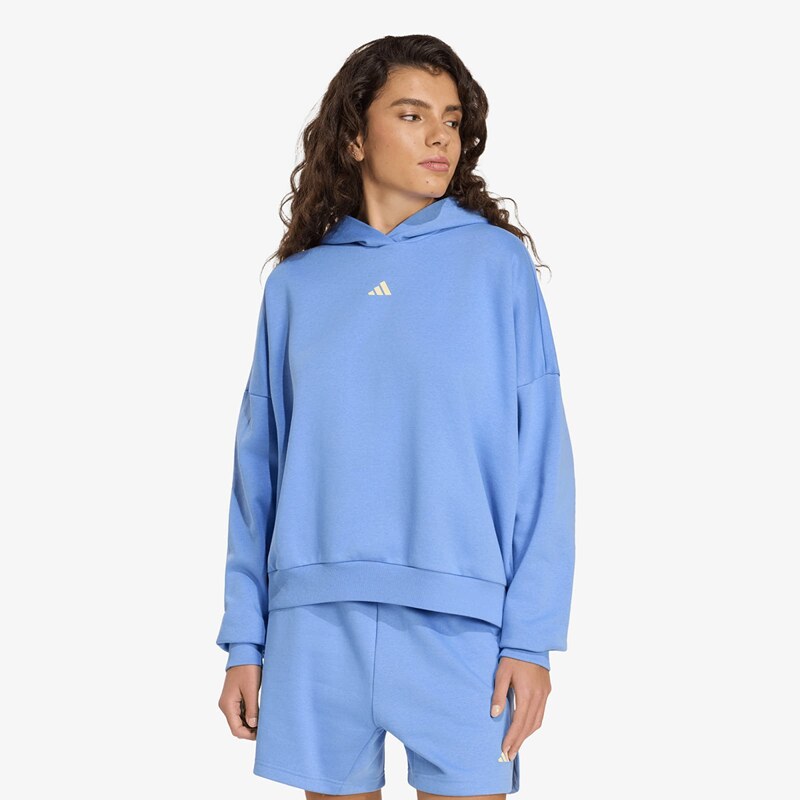 adidas Performance Mikina adidas 3 Stripes Studio Hoodie Blue Fusion M 113616120