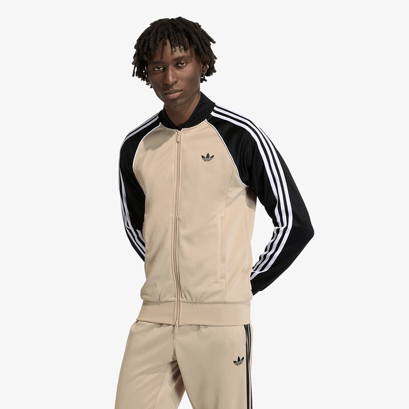 adidas Originals Mikina adidas Sst Track Top Stone Khaki XL