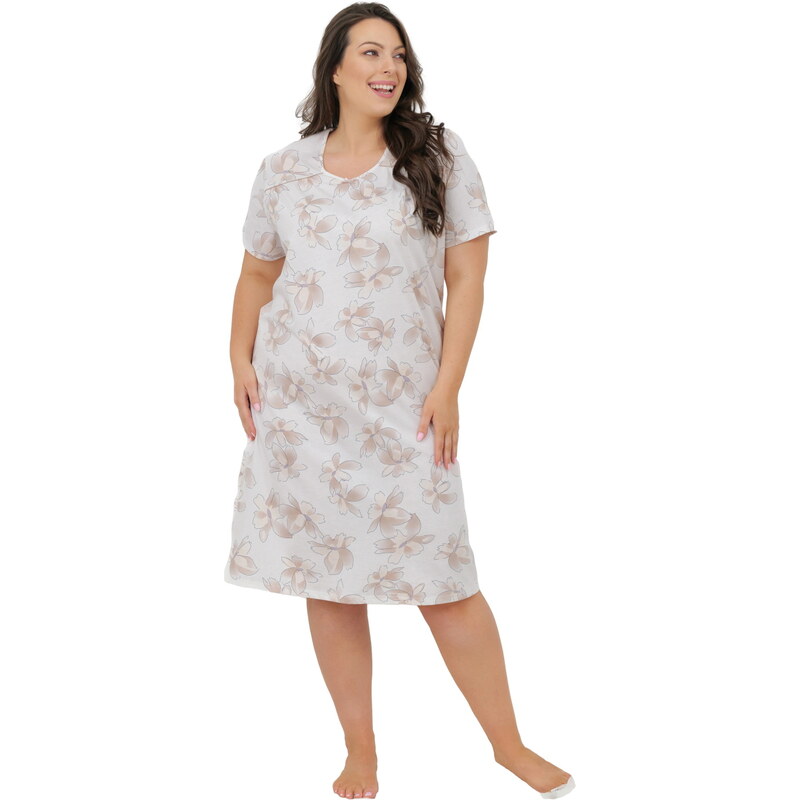 Dámská noční košile ITALIAN FASHION EMPIRIA krátký rukáv print