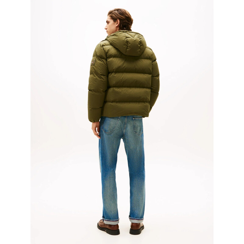 Tommy Hilfiger pánská khaki zelená bunda