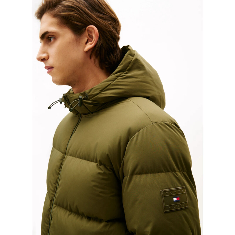 Tommy Hilfiger pánská khaki zelená bunda