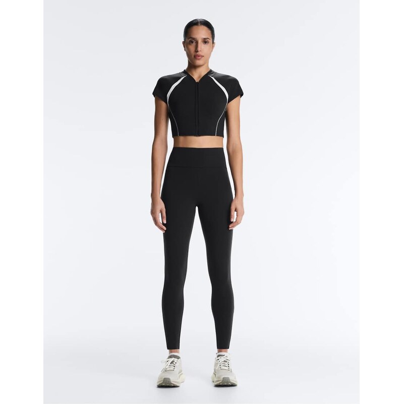 OYSHO Reflective high-rise compressive core control ankle-length