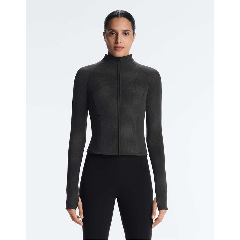 OYSHO Light warm reflective technical jacket in black 113616840