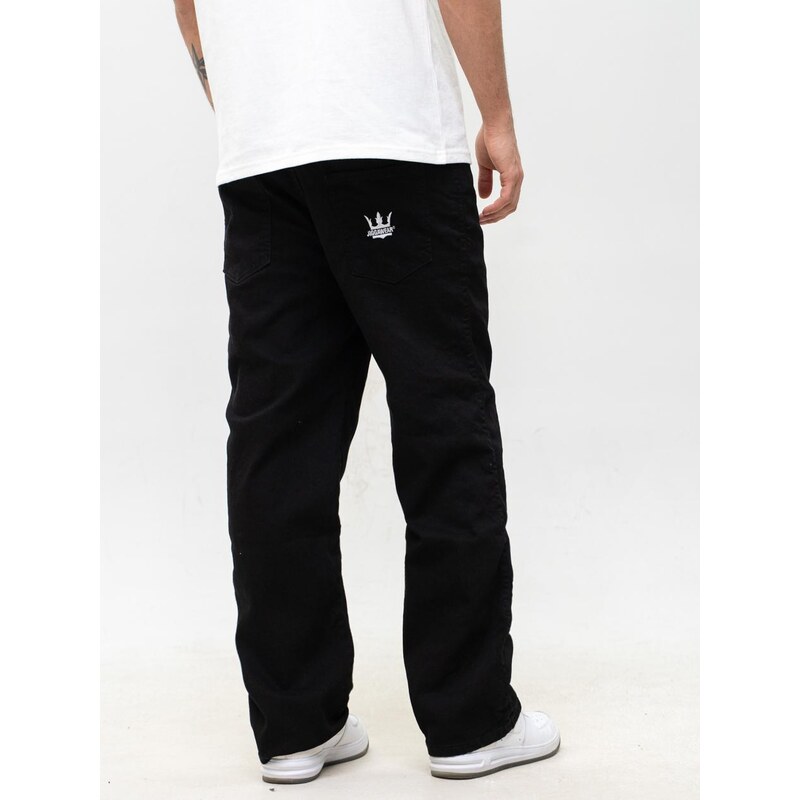 Pánské černé baggy džíny Jigga Wear Crown