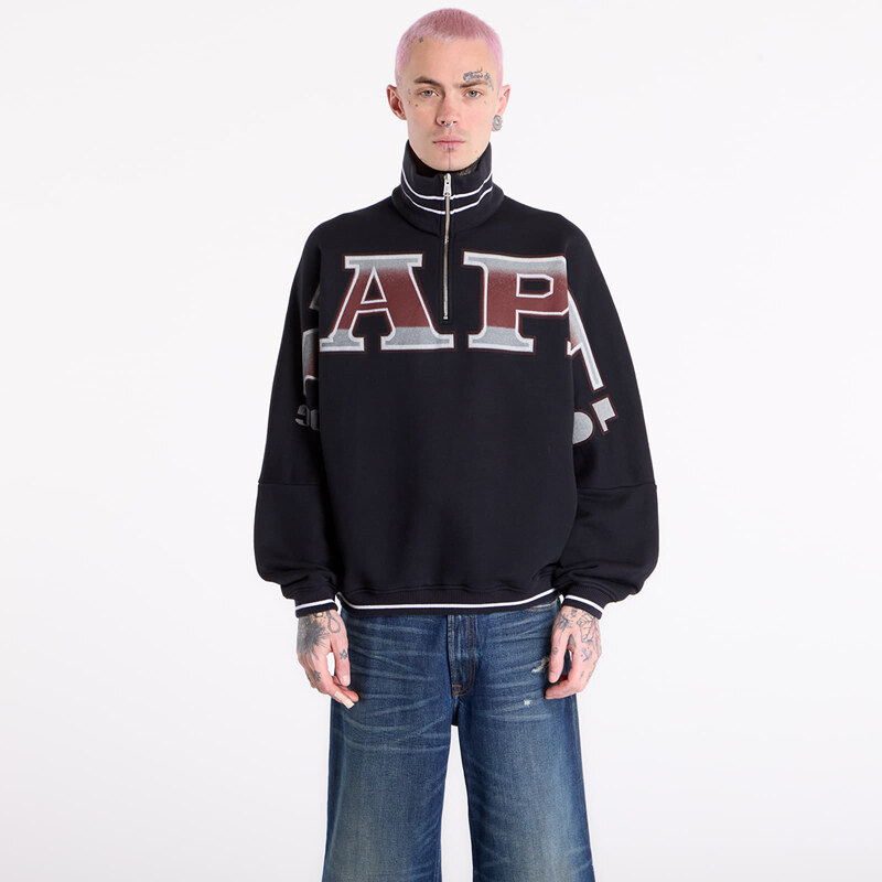Mikina Napapijri x PDF French Terry Sweatshirt Black M