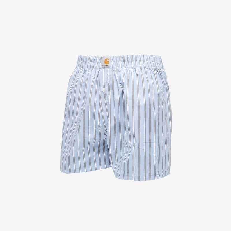 Trenky Carhartt WIP Cotton Boxer Grimsby Stripe/ Blue Fog XL