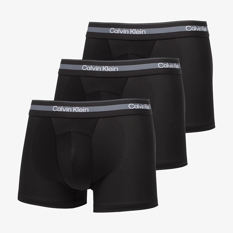 Trenky Calvin Klein Trunk 3-Pack Black S