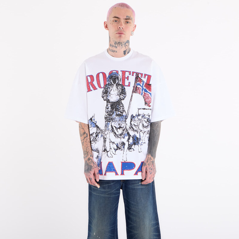 Tričko Napapijri x PDF Short-Sleeved T-Shirt White M