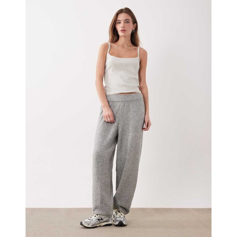 Calvin Klein plush lounge joggers in grey