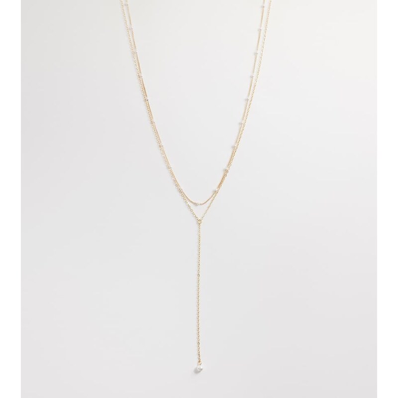 ASOS Curve ASOS DESIGN Curve delicate lariat necklace with station 115535779