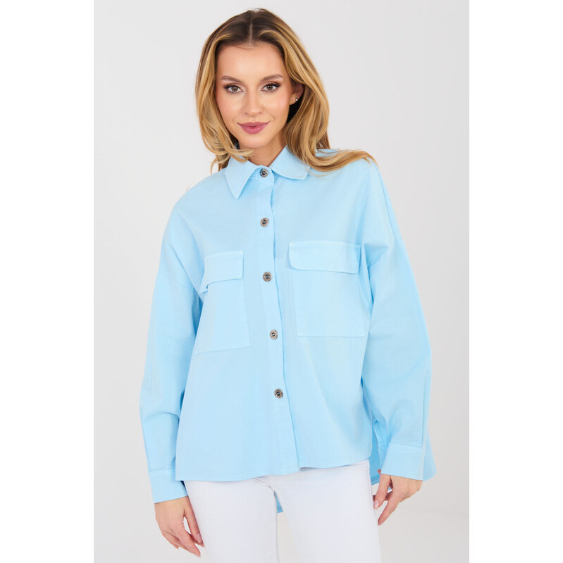 Košile s dlouhým rukávem model 224203 Italy Moda