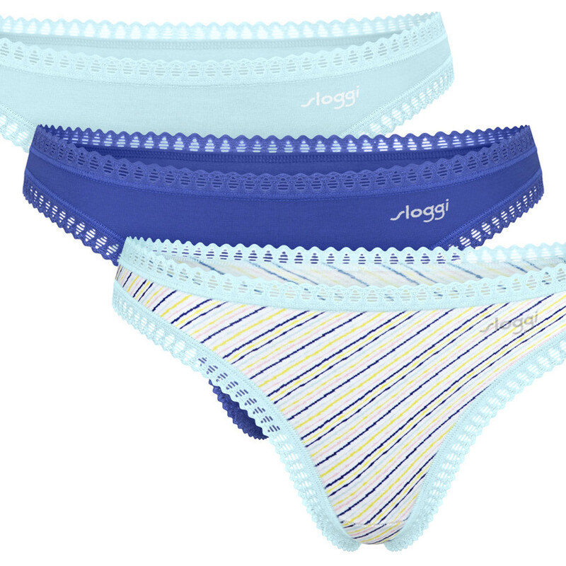 SLOGGI GO CRUSH STRING KALHOTKY 3PACK M007