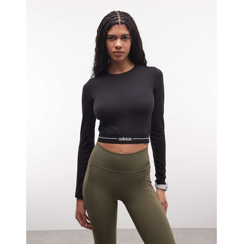 adidas performance adidas Training Hyperglam linear long sleeve