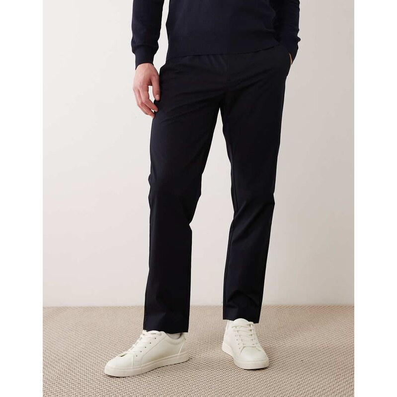 Mango perfomance thermo-regulating stretch fabric trousers in